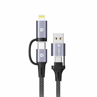 4-in-1 Multiple Port 240W Fast Charging Cable