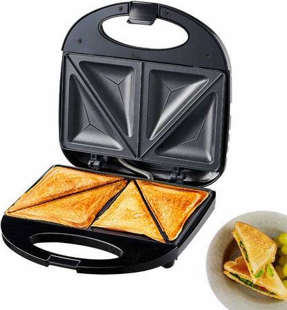 3-in-1 Sandwich Press Grill – Breakfast Maker